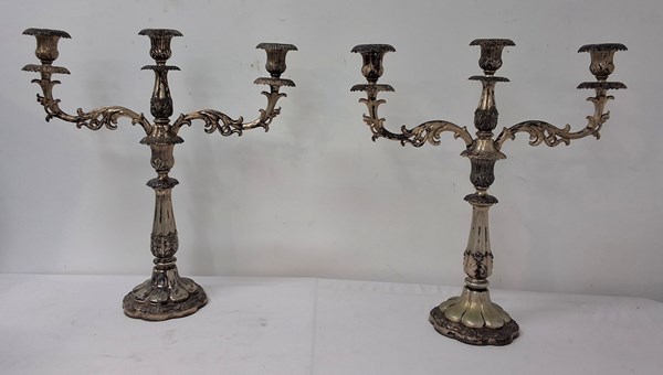 Lot 1268 - CONVERTIBLE CANDELABRA