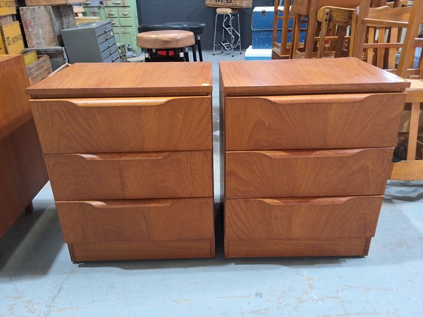 Lot 308 - PAIR OF BEDSIDES