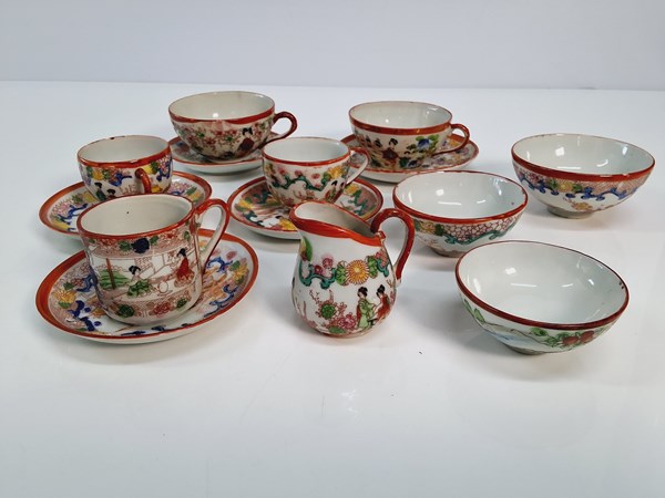 Lot 1283 - PART TEA SERVICE