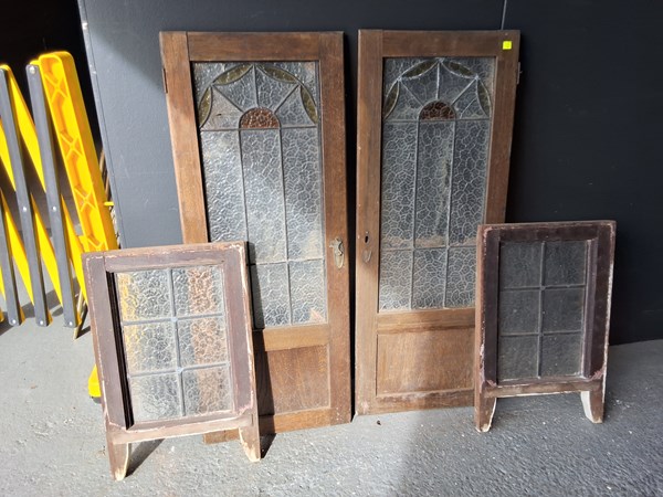 Lot 292 - FOUR LEAD LIGHT FRAMES