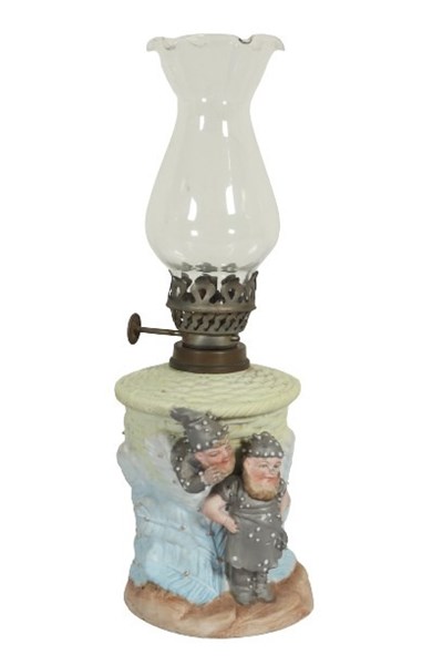 Lot 128 - NURSERY OIL LAMP