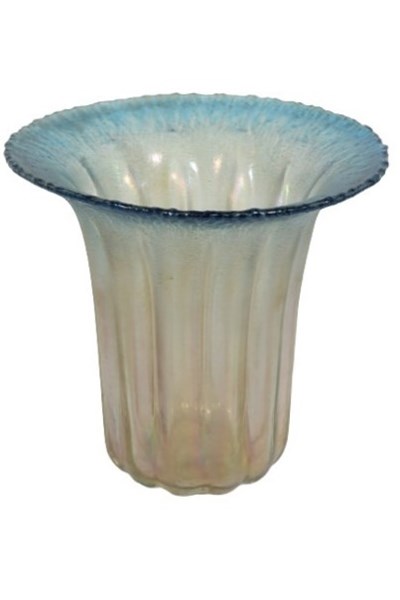 Lot 129 - IRIDESCENT GLASS VASE