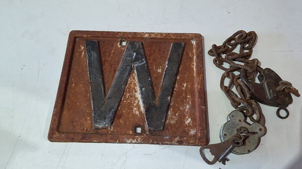 Lot 1379 - WHISTLE PLAQUE