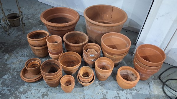 Lot 273 - TERRACOTTA GARDEN POTS