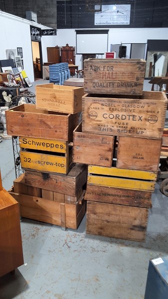 Lot 179 - WOODEN BOXES