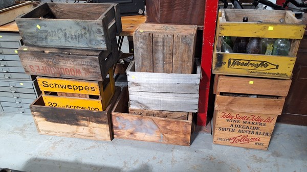 Lot 176 - WOODEN BOXES