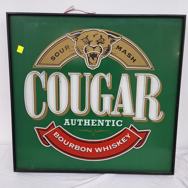 Lot 1263 - COUGAR BOURBON NEON