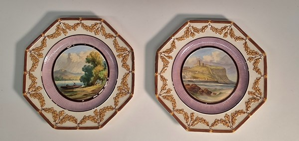 Lot 1368 - A PAIR OF WEDGWOOD PLATES