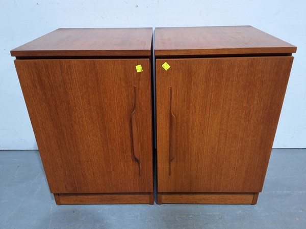 Lot 295 - TEAK BEDSIDES