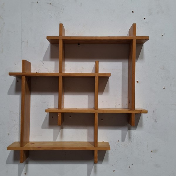 Lot 307 - PINE WALL SHELF