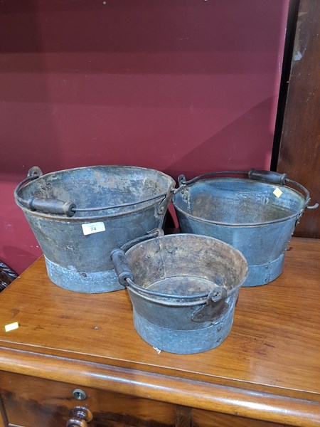 Lot 74 - THREE BUCKETS