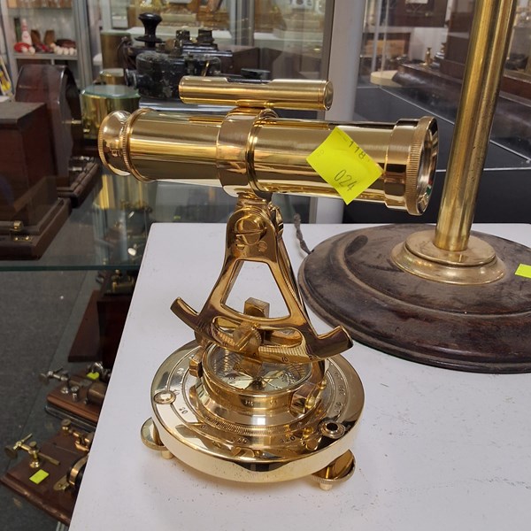 Lot 1341 - BRASS SEXTANT