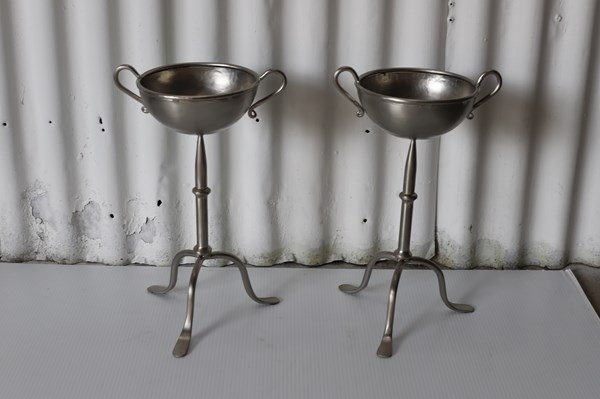 Lot 366 - CANDLE STANDS