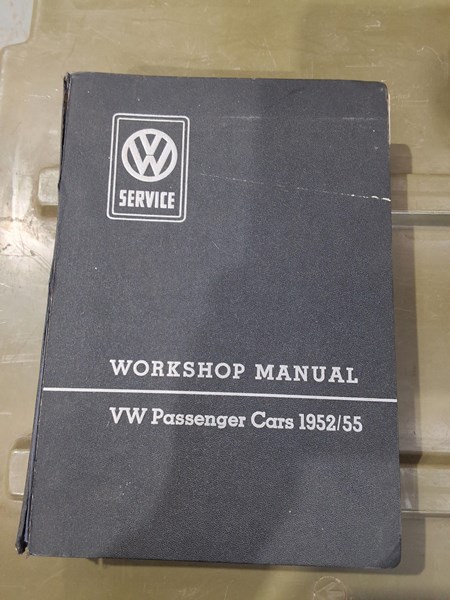 Lot 1242 - VW WORKSHOP MANUAL 1952/55