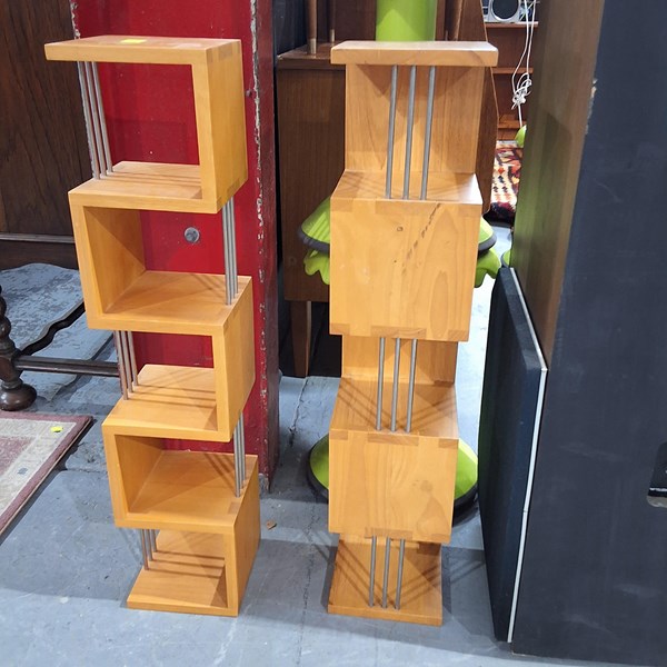 Lot 152 - PAIR OF SHELVES