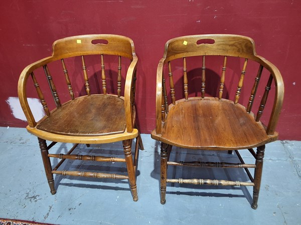 Lot 429 - CAPTAINS CHAIRS