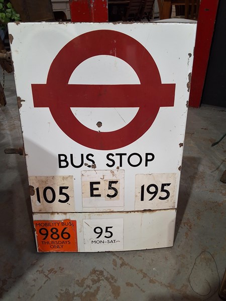 Lot 265 - BUS STOP SIGN