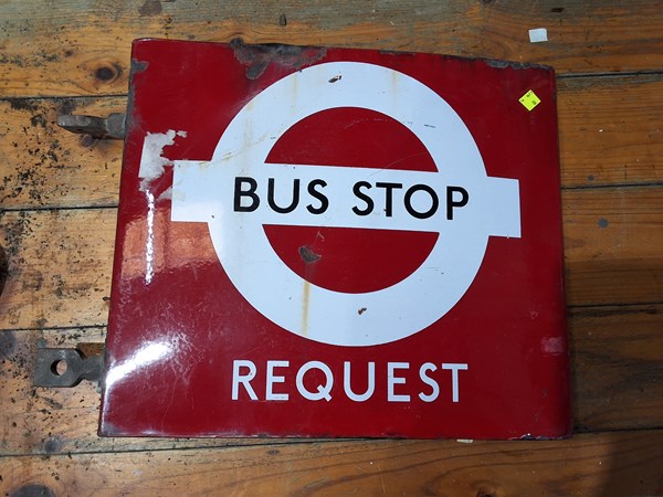 Lot 428 - BUS STOP SIGN