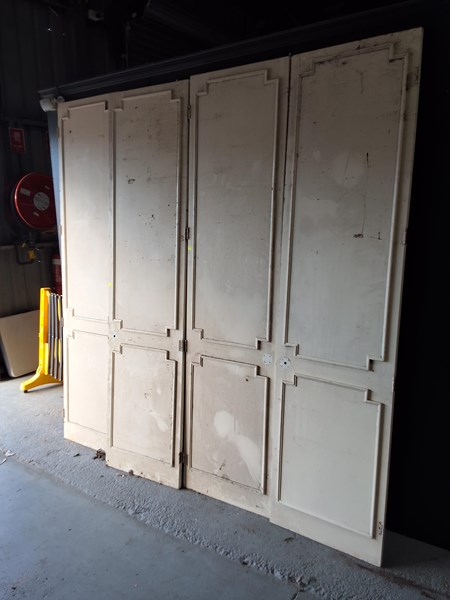 Lot 376 - PAINTED DOORS