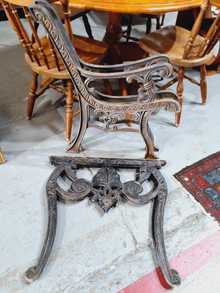 Lot 351 - GARDEN BENCH ENDS