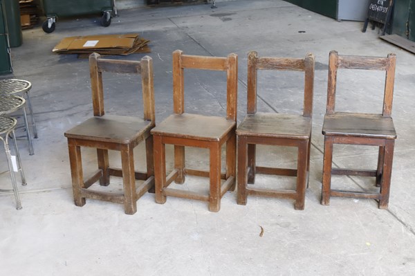 Lot 344 - TEAK CHAIRS