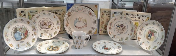 Lot 1493 - WEDGWOOD BEATRIX POTTER PLATES