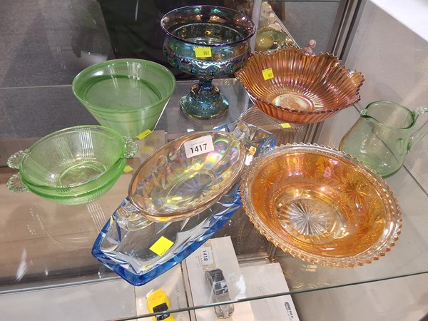 Lot 1417 - DECORATIVE GLASS