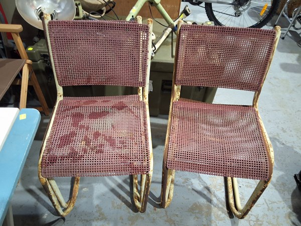 Lot 191 - FOUR TENNIS CHAIRS