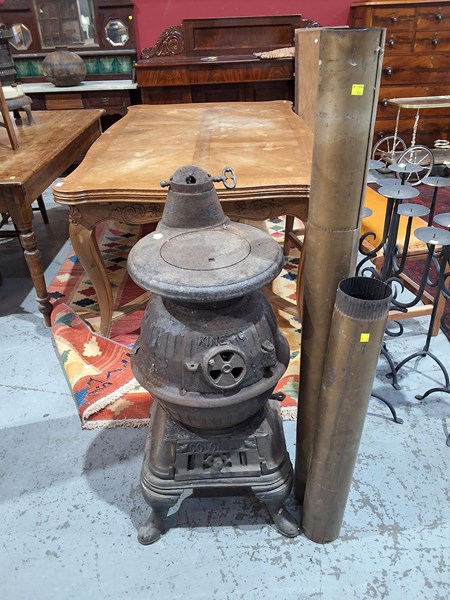 Lot 123 - POT BELLY STOVE