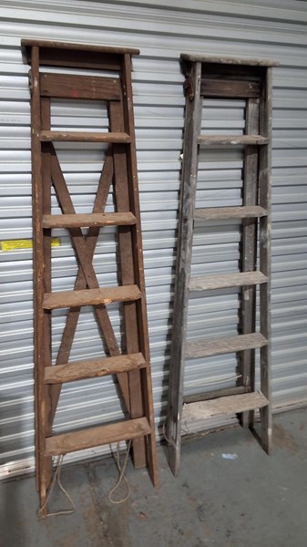 Lot 378 - TWO STEP LADDERS