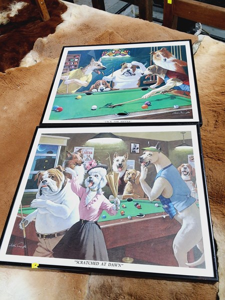 Lot 128 - FRAMED ARTHUR SARNOFF PRINTS