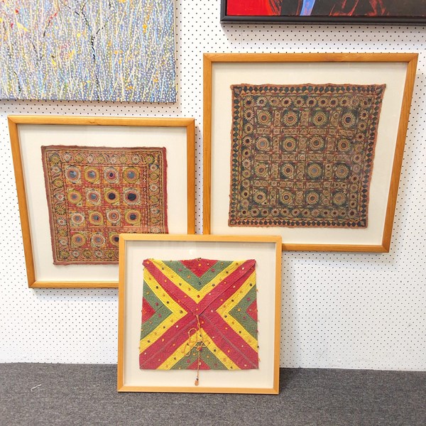 Lot 1115 - FRAMED TEXTILES