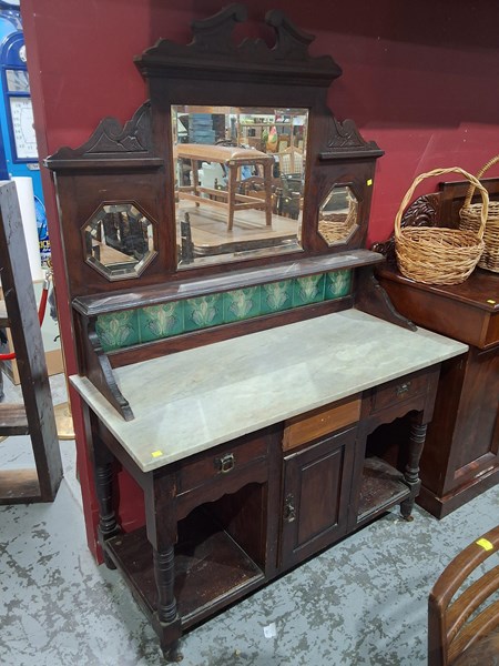 Lot 78 - EDWARDIAN WASH STAND