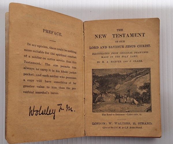 Lot 1239 - SOLDIER'S NEW TESTAMENT