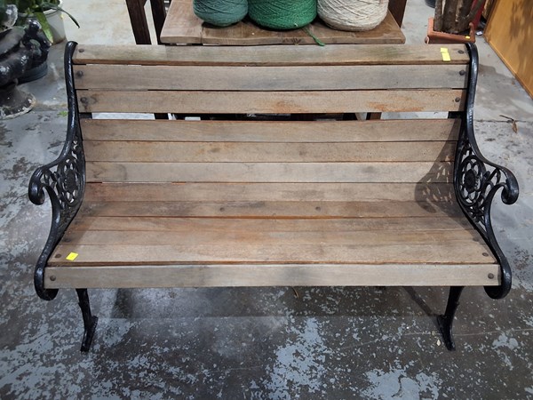 Lot 318 - OUTDOOR BENCH