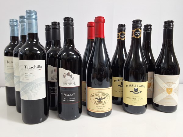 Lot 64 - VARIOUS WINEMAKERS - McLAREN VALE SHIRAZ