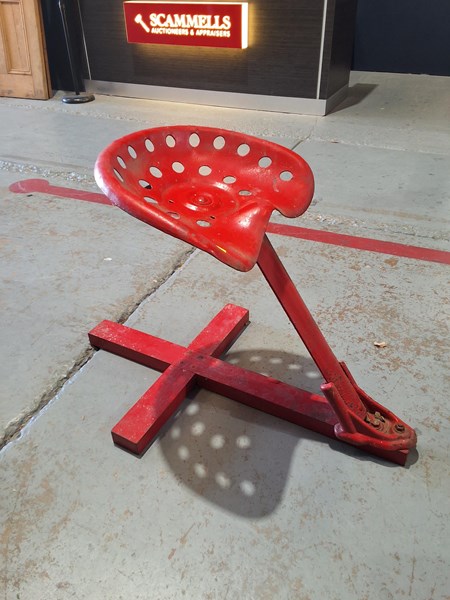 Lot 234 - TRACTOR SEAT STOOL