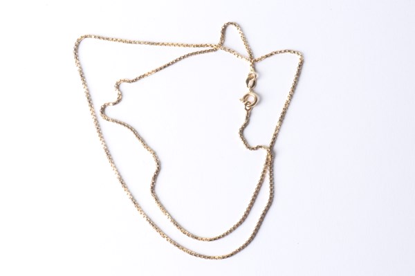 Lot 1010 - GOLD NECKLACE