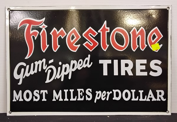 Lot 1247 - ENAMEL SIGN