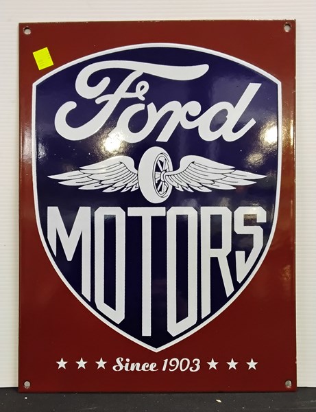 Lot 1244 - ENAMEL SIGN