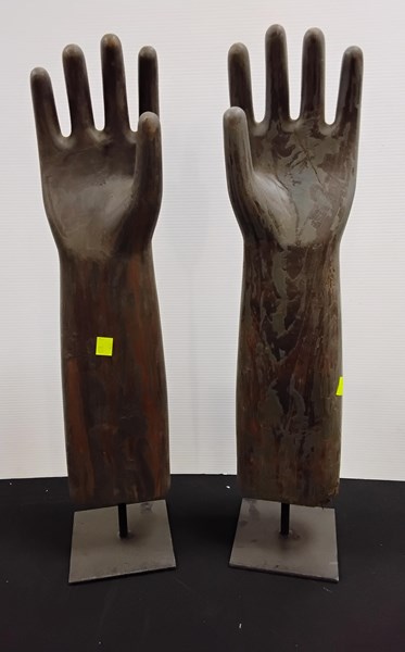 Lot 1158 - GLOVE STANDS