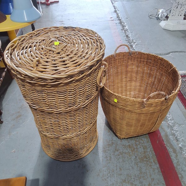 Lot 267 - CANE BASKETS