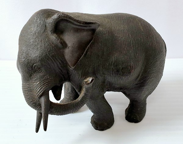 Lot 1061 - BRONZE ELEPHANT