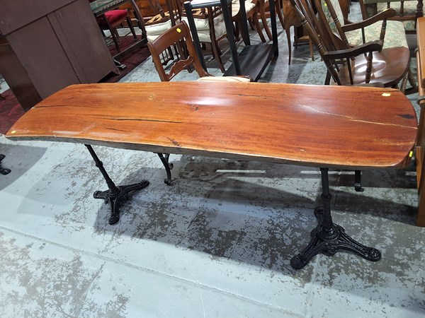 Lot 181 - RED GUM TABLE