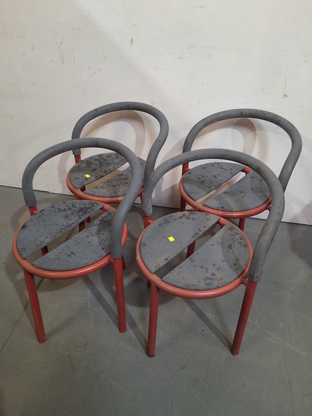 Lot 240 - CAFE CHAIRS