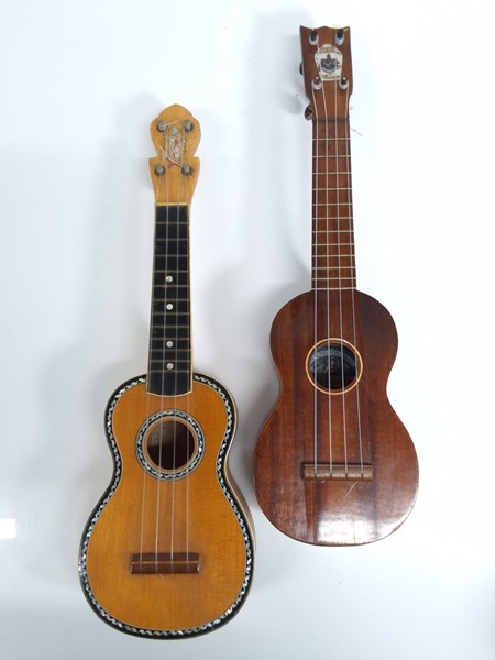 Lot 1316 - TWO UKULELES