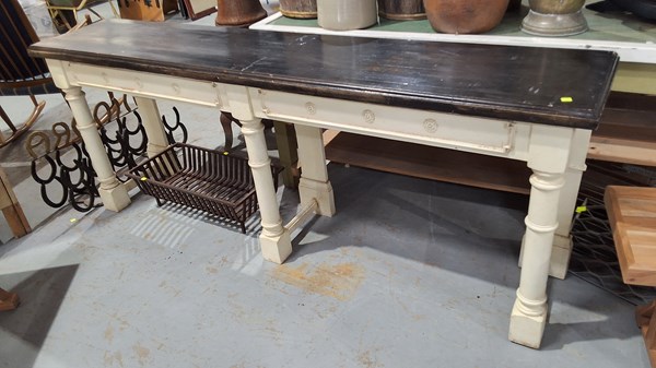 Lot 208 - LONG CONSOLE TABLE