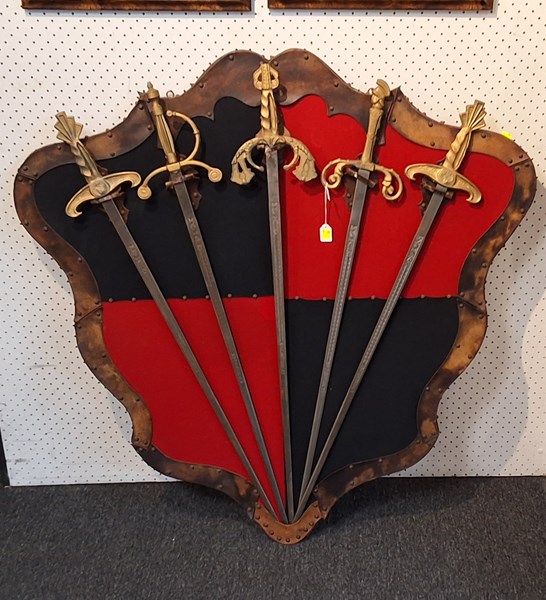 Lot 1073 - SWORD DISPLAY