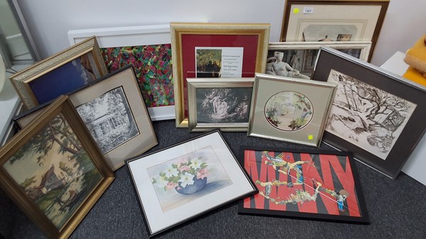 Lot 1448 - ASSORTED ARTWORKS