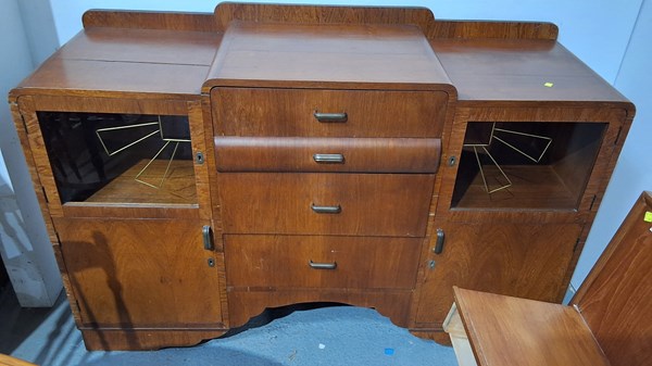 Lot 254 - ART DECO SIDEBOARD